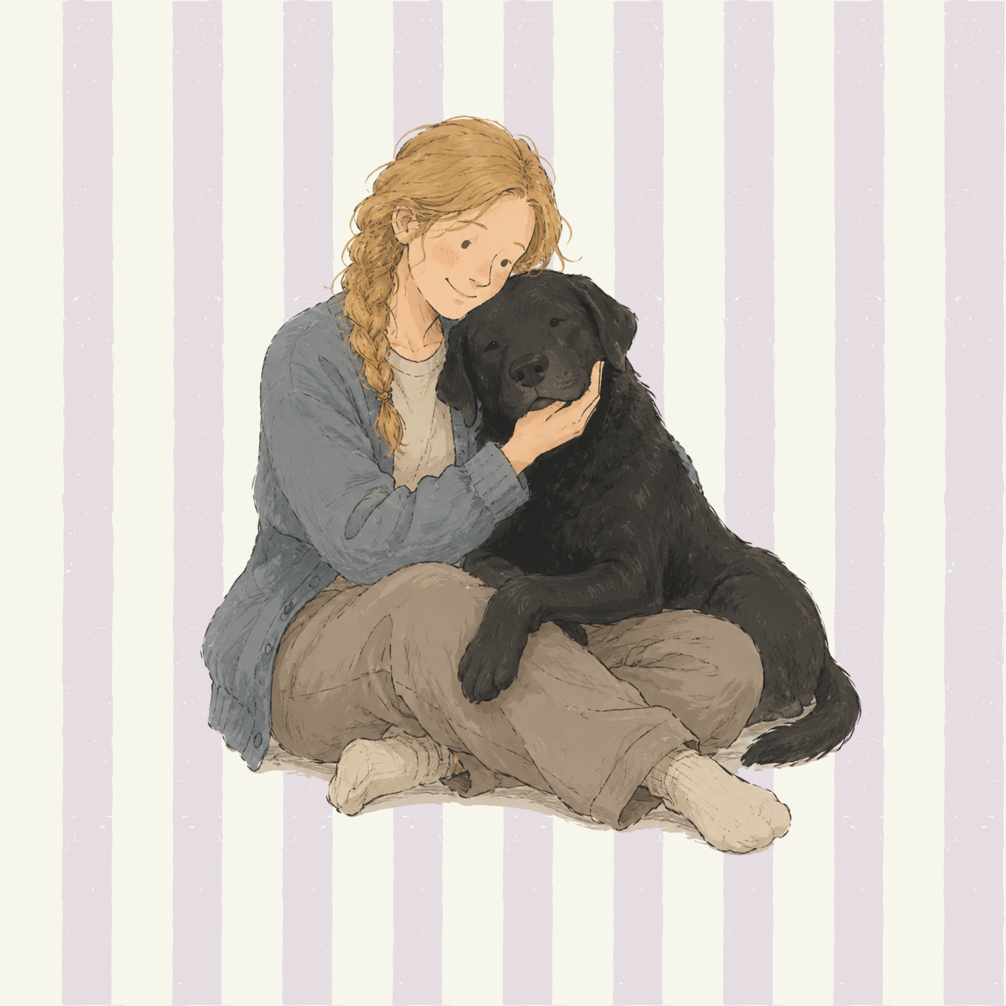 Custom Human & Pet Digital Portrait